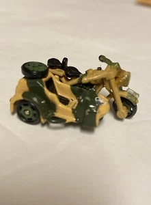 MICRO MACHINES BMW R75 with SIDE CAR MILITARY Vintage Galoob Figure #2 - Picture 1 of 6