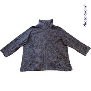 Giacca Susan Graver Melange Polar Fleece Full Zip Marrone Erica - Taglia 3X - Foto 1 di 8