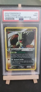 Pokemon EX Team Rocket Returns Dark Tyranitar Reverse Foil 20/109 Psa9 Stamped - Bild 1 von 3