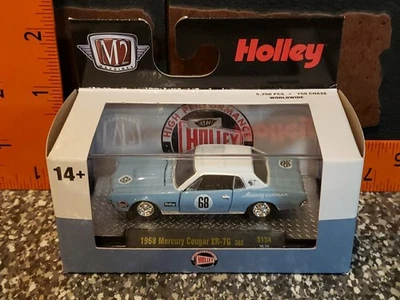 GENUINE M2 Machines Holley 1968 Mercury Cougar XR-7G 302 S134 25-13 - Image 1 of 4