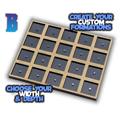 20mm to 25mm Magnetic Adaptor Converter Tray for 20mm based Wargaming Miniatures - Image 1 of 2