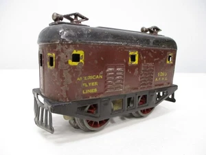 American Flyer Train 1095 Boxcab Electric Loco Brown Prewar O gauge X6870 - Picture 1 of 9