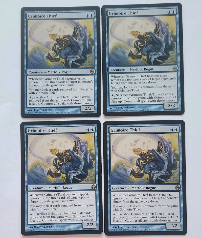 4x Grimoire Thief #35 (NM) Morningtide MOR Magic MTG - Image 1 of 1