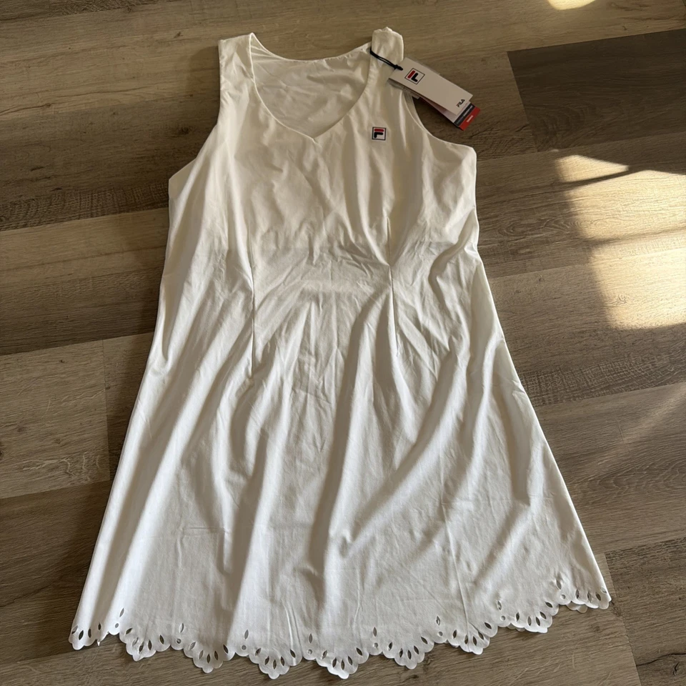 NWT$80 FILA Women’s Essential Laser Cut Tennis Dress 50+UPF - Image 1 of 4