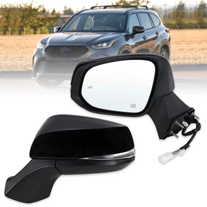 Left Driver Side Mirror Compatible With 2020 2021 2022 2023 2024 2025 Toyota ... - Picture 1 of 6
