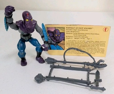 Vintage 1988 Playmates Teenage Mutant Ninja Turtles Foot Soldier - Image 1 of 4