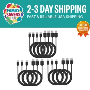 Durable USB C Charger Cables - 10-Pack, 3ft Length for smartphones & tablets - Picture 1 of 9