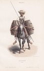 Peruvian man Lima Peru South America costumes Tracht costumes Lithograph 1800.