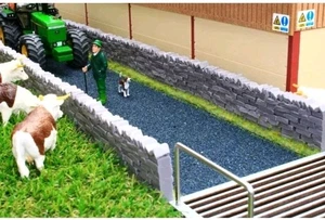 BRUSHWOOD TOYS 1:32 SCALE BT2091 Authentic Stone Walling (4 Pieces) - Picture 1 of 2