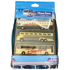 Walt Disney World Buses 3 Pack Set Cruise Line Transport Magical Express - Picture 1 of 8