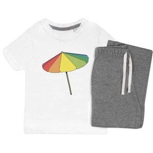 'Beach Umbrella' Kids Nightwear / Pyjama Set (KP048371) - Picture 1 of 10