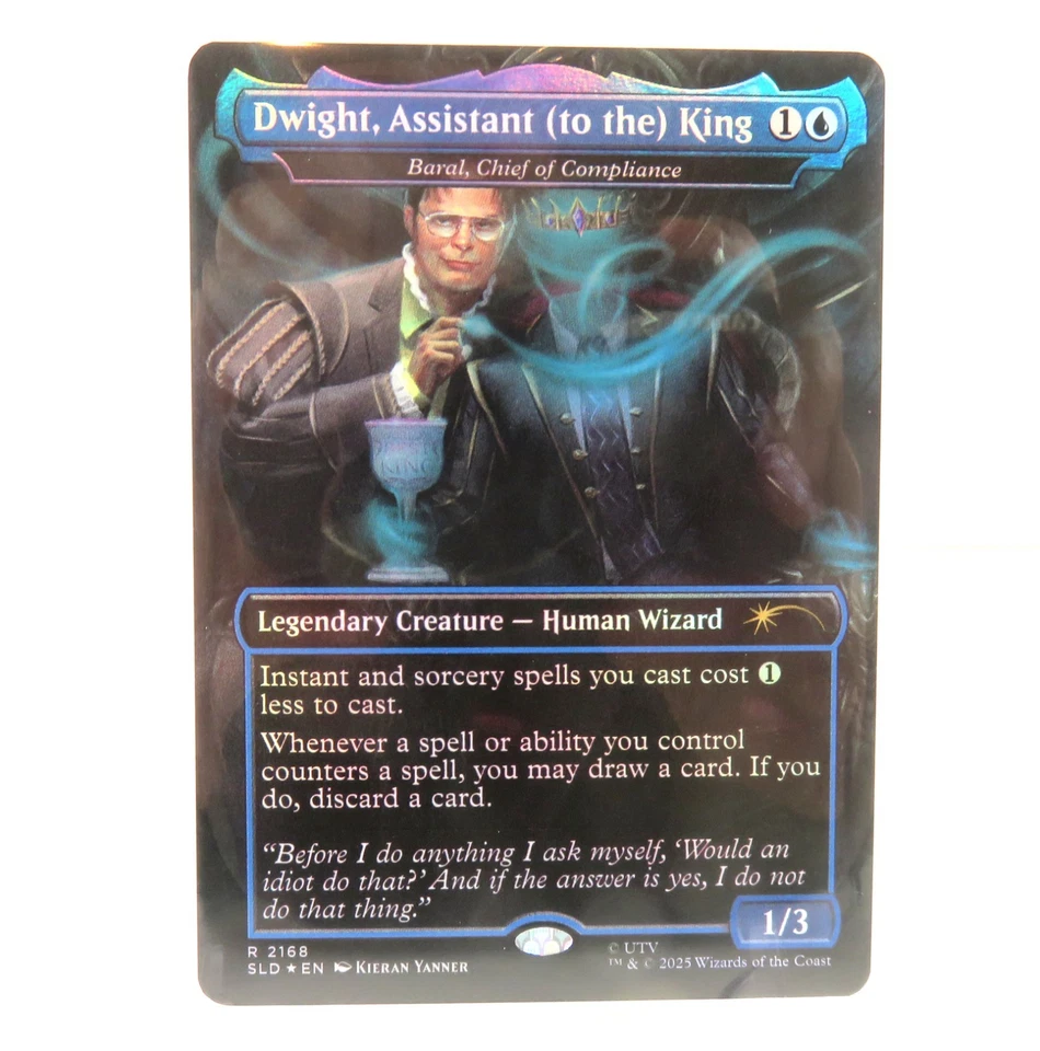 Secret Lair x The Office Dwight Assistant to King Baral Chief of Compliance FOIL - Image 1 of 1