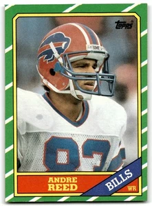 Andre Reed 1986 Topps Football RC Rookie #388 Buffalo Bills - Picture 1 of 2
