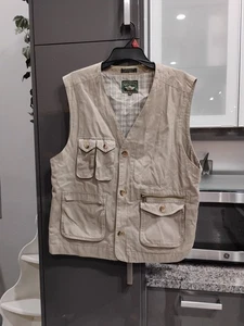DOCKERS Vest Mens Sz M Safari Travel Utility Cargo Photographer Fishing EUC - Picture 1 of 3