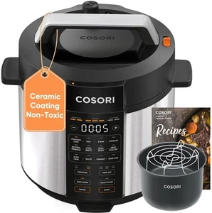 Olla Presion 6 Qt 9 en 1 Multifunción Cocina Acero Arroz Sous Vide 1100W Segura - Imagen 1 de 12