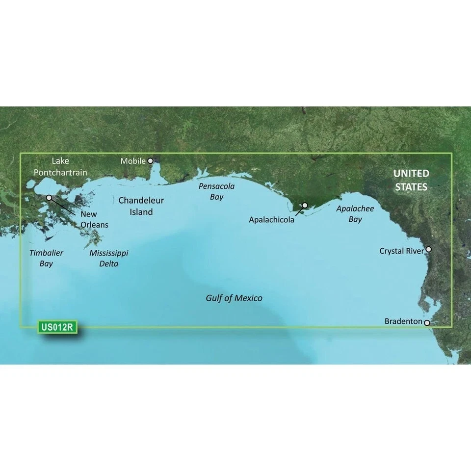 Garmin BlueChart® g3 Vision® HD - VUS012R - Tampa - New Orleans - microSD™/SD™ - Image 1 of 1