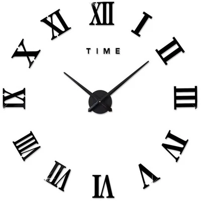 DIY Wall Clock Home Decoration 3D Numbers - Image 1 of 3