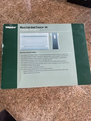 Seagate OneTouch III 500GB External 7200RPM (T01G500) HDD - Image 1 of 4