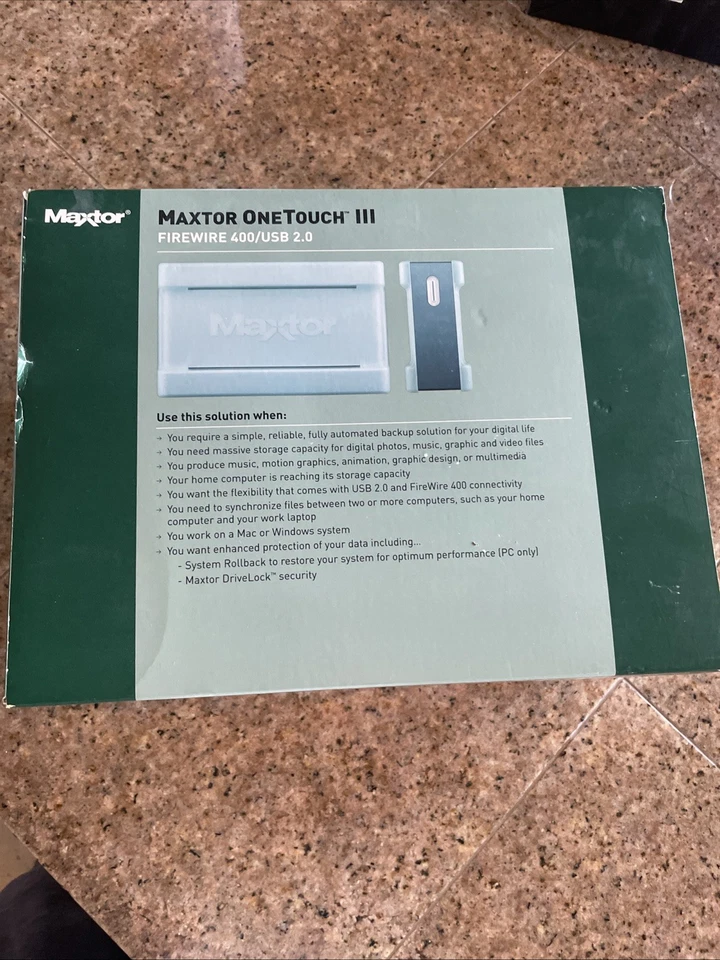 Seagate OneTouch III 500GB External 7200RPM (T01G500) HDD - Image 1 of 4