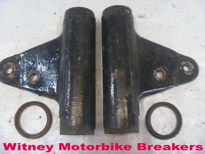 YAMAHA XS400 1982 FAROS OREJAS SOPORTES HORQUILLA FAROS XS 400 400S Foto 1 de 4