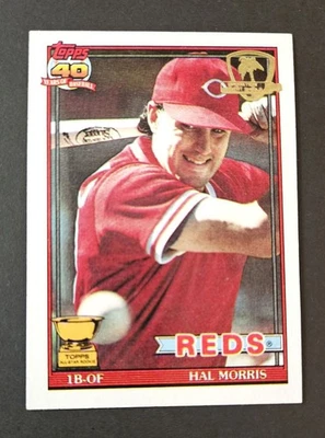 Tarjeta de béisbol 1991 Topps Desert Shield #642 Hal Morris casi nueva "jazzeeman51"** Foto 1 de 2