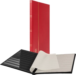 – Libro Stock “BASIC” Copertina Rigida per Francobolli – 16 Pagine Cartoncino Nero 9”X12” (A4) - Foto 1 di 4