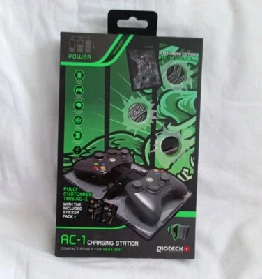 New & Sealed GIOTECK  AC 1 Charging Station Compact Power For Xbox 360 Steel Ed. - Image 1 of 2