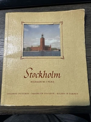 Stockholm Bildalbum I Farg - Colored Pictures. Svenska Pressuring - Image 1 of 4