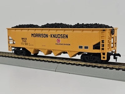HO Bachmann 43-1006-K7 Morrison Knudsen Open Hopper Car With Coal Load NOS - Image 1 of 4
