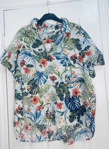 Camicia hawaiana uomo L DISNEY TOMMY BAHAMA Topolino manica corta - Foto 1 di 3