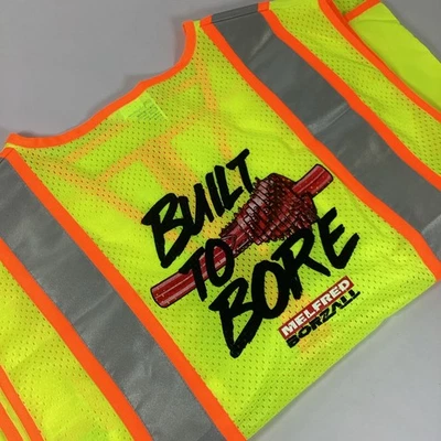 CornerStone Surveyor Zippered Two Tone Safety Vest Size L/XL Built To Bore - Image 1 of 4