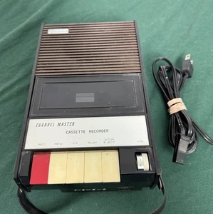 Channel Master Solid State Cassette Recorder Vintage Audio Device - Picture 1 of 7