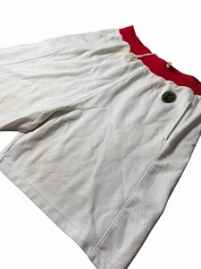 Vintage Reebok Basketball Shorts Mens White Red I3 Allen Iverson 90's Y2k Gym - Picture 1 of 13