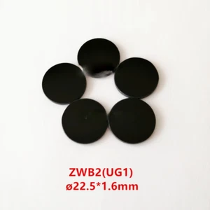 22.5 X 1.6mm ZWB2 UV Transmission Filter for 365nm Light Source Filtering - Picture 1 of 2