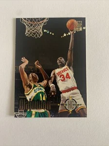 Hakeem Olajuwon 1993-94 Stadium Club High Court 64 RARE 1994 NBA Finals PARALLEL - Picture 1 of 3