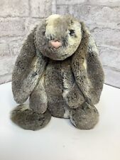Jellycat Bashful Woodland Bunny Plush Stuffed Animal Rabbit Brown Lovey 10” Soft