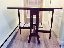 Antique Cherry ?- Cedar ? SPINDLE Legs  Folding Dining, Cards, Games Table
