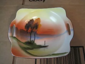VINTAGE NORITAKE ""M"" HANDBEMALTE TRINKETSCHALE MIT GRIFFEN - Bild 1 von 11
