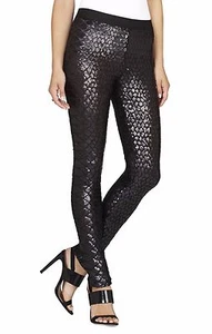 NEW BCBG MAX AZRIA DENA SNAKE SEQUINED LEGGING JGM2F678/M620A SZ XXS - Picture 1 of 3