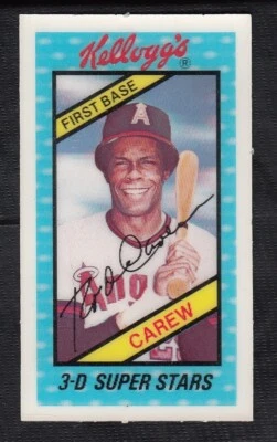 1980 Kelloggs Rod Carew 60 EXMT 92023 - Imagem 1 de 2