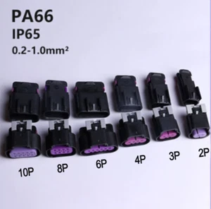 2-10 Pin Electrical Cable Wire Connector Joiner Waterproof Car Fuel Pump Plug - Picture 1 of 29