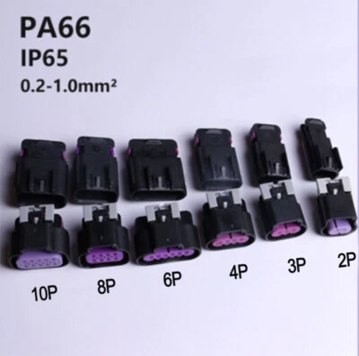 2-10 Pin Electrical Cable Wire Connector Joiner Waterproof Car Fuel Pump Plug - Image 1 of 4