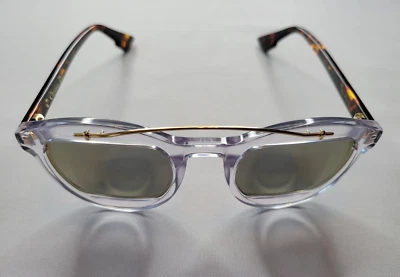 CHRISTIAN DIOR DIORMANIA1 LWP/JO HAVANA CRYSTAL w GOLD MIRROR LENS SUNGLASSES - Image 1 of 4