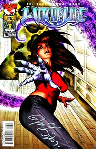 WITCHBLADE #70 SIGNED BY ARTIST JOSEPH MICHAEL LINSNER - Picture 1 of 3