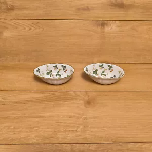 Wedgwood Piatti avocado da forno a tavola fragole selvatiche x 2 - Foto 1 di 8