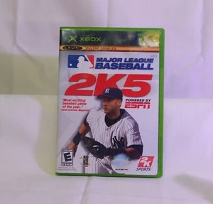 XBOX MAJOR LEAGUE BASEBALL 2K5 VIDEO GAME COMPLETE - Picture 1 of 4
