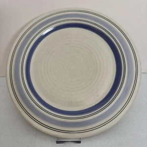 Set of 4 Pfaltzgraff RIO Blue Hand Painted Stoneware Dinner Plates 11" - Picture 1 of 3