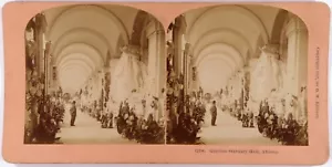 Grèce.Greece.Athens.Athènes.Grecian Statuary Hall.Photo Stereo B.W Kilburn.1897. - Imagen 1 de 2