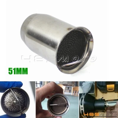 51mm/2" inch Exhaust Muffler Removable DB Killer Silencer Insert Baffle Silencer — 第 1/4 张图片
