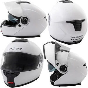 Motorradhelm Klapphelm innen Sonnenblende Jet Shield Bekleidung modular weiß - Bild 1 von 18